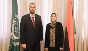 المندوب الدائم لليبيا لدى الجامعة العربية يباشر أعماله من مقر المندوبية.. صور