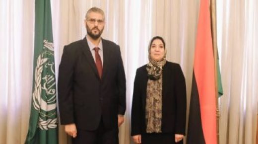 المندوب الدائم لليبيا لدى الجامعة العربية يباشر أعماله من مقر المندوبية.. صور