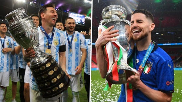 لقاء ايطاليا مع الارجنتين في المباراة النهائية "Finalisima" 
