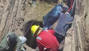 إنقاذ طفل سقط فى بئر عمقه 35 مترا بمحافظة كركوك العراقية