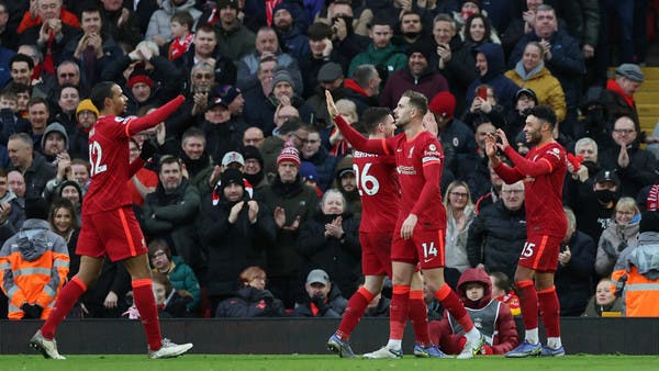 ليفربول ينتصر على برينتفورد بثلاثية نظيفة