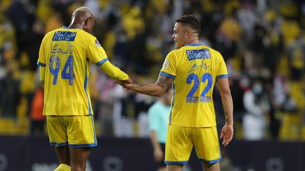 النصر يتقدم لوصافة الدوري برباعية في الطائي