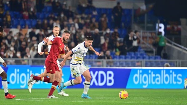 روما يفرض التعادل على فيرونا بالدوري الإيطالي