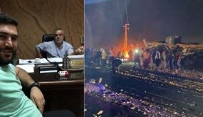 شاهد.. قتيل و7 جرحى بانفجار ضخم في “مستودع أسلحة” بجنوب لبنان 