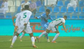أهلي جدة ينجو من الباطن في الوقت القاتل
