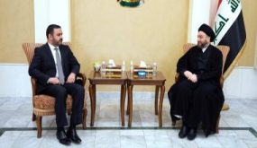 “الحكيم” يبحث حماية السلم الأهلى مع رئيس ديوان الوقف السنى العراقى