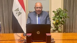 سامح شكري: أضرار تغير المناخ قضية أساسية على أجندة أعمال مؤتمر شرم الشيخ