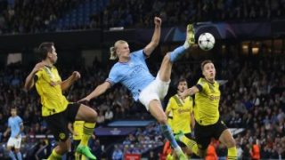 مانشستر سيتي يحسم قمة بروسيا دورتموند 2-1 فى دوري أبطال أوروبا