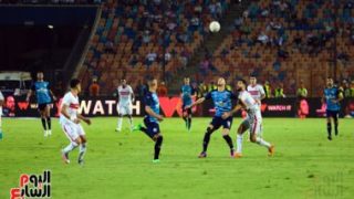 انطلاق مباراة بيراميدز والزمالك فى الجولة الـ 20 بالدورى