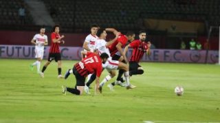 الزمالك ينهى الشوط الأول متقدمًا على فيوتشر بثنائية الجزيرى.. فيديو