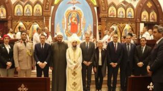 سفارة مصر بمسقط تشارك فى احتفالات عيد القيامة المجيد.. صور