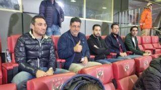 شاهد الجهاز الفنى لمنتخب مصر يتابع مباراة فيوتشر وبيراميدز.. صور
