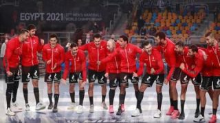 لقطات من فوز منتخب مصر لكرة اليد على بلجيكا بكأس العالم