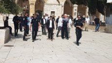 مستوطنون إسرائيليون يقيمون حفلا استفزازيا فى محيط الحرم الإبراهيمى بالخليل