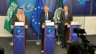 أبو الغيط يلتقى وزير الخارجية السعودي وممثل السياسة الخارجية الأوروبية ببروكسيل
