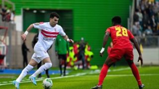 الزمالك ينهى الشوط الأول متقدمًا على المريخ السودانى 2 / 1