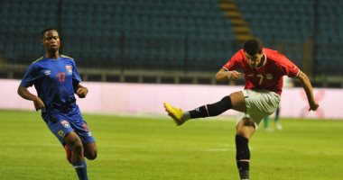 المنتخب الأولمبى يتقدم على الجابون بهدف “صابر” فى الشوط الأول.. فيديو