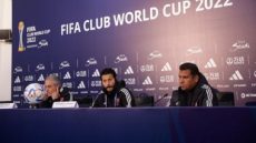 لقطات من المؤتمر الصحفى للنادى الأهلى قبل مواجهه ريال مدريد