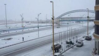 مدينة عرعر تسجل أدنى درجة حرارة بالمملكة العربية السعودية “صفر درجة مئوية”