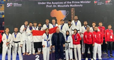 منتخب الباراتايكوندو يتوّج بـ 17 ميدالية وكأسين في بطولة مصر الدولية الأولى
