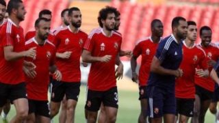 آخر مران للأهلى استعداداً للقطن بالكاميرون.. تدريبات بدنية وحضور السفيرة