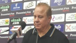 شوقي غريب يطمئن على رباعى المقاولون فى معسكر المنتخب الأولمبى