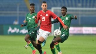انطلاق مباراة المنتخب الأولمبى وزامبيا فى تصفيات أمم أفريقيا