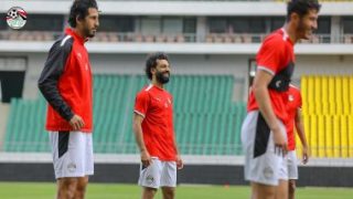 منتخب مصر يختتم تدريباته استعدادا لمواجهة مالاوى غدا.. صور