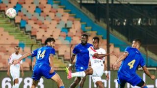 الزمالك والداخلية يتعادلان سلبيا بعد مرور 15 دقيقة