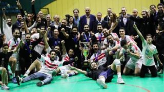 الزمالك يهزم المرسى التونسى فى البطولة الأفريقية لرجال الطائرة