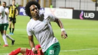 المصرى يتقدم على أسوان بالهدف الأول عن طريق جريندو