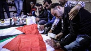 زفاف بـ”كفن أبيض”.. استشهاد عروس فلسطينية بصاروخ إسرائيلى فى غزة .. صور