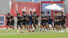 برنامج بدنى لنجوم الأهلى استعدادًا لمواجهة الوداد المغربى