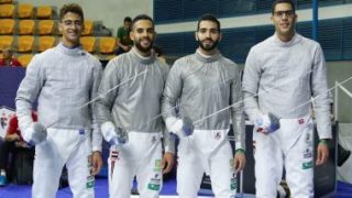 قائمة منتخب سلاح سيف المبارزة المشاركة فى بطولة أفريقيا بمصر