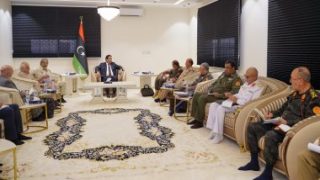 “المنفى” يبحث مكافحة الإرهاب والهجرة غير الشرعية وأمن الحدود الليبية