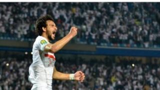 محمود علاء يواصل برنامجه التأهيلى فى الزمالك للشفاء من إصابة الأنكل