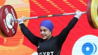 سارة سمير تخوض منافسات وزن 76 كجم ببطولة العالم للأثقال بالسعودية