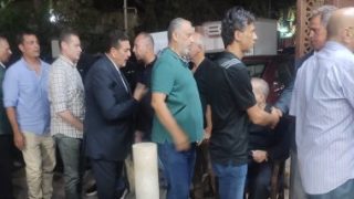 عماد البنانى ونجوم الرياضة والزمالك فى عزاء سعيد الجدى.. صور