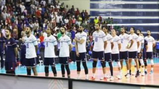 منتخب الطائرة أمام سلوفينيا فى التصفيات المؤهلة لأولمبياد باريس