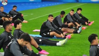 المنتخب الأوليمبى يختتم تدريباته استعدادا لمواجهة أوزبكستان وديا