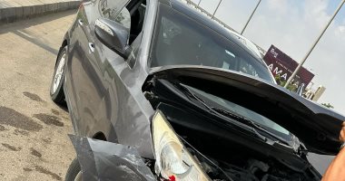 تهشم سيارة طارق مصطفى مدرب البنك الأهلى.. صورة