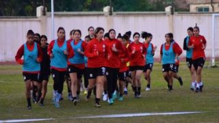 منتخب الناشئات يخوض مرانه الأخير استعدادا للكاميرون