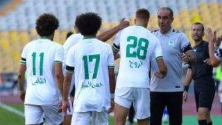 المصرى البورسعيدي يتقدم بهدفين أمام بلدية المحلة في الشوط الأول
