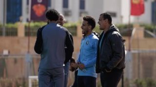 شاهد كيف استقبل شيكابالا والجهاز الفنى للزمالك مصطفى فتحى فى المران