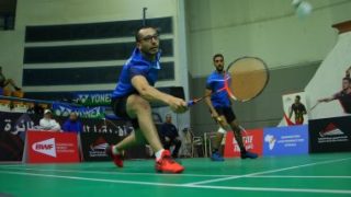 منتخب رجال الريشة الطائرة يهزم زامبيا ويصعد لنصف نهائى بطولة أفريقيا