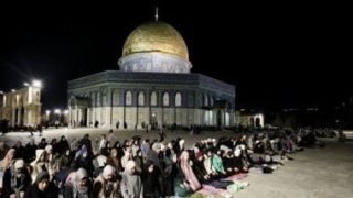 الاحتلال الإسرائيلى يقتحم الأقصى ويطرد المصلين بأولى ليالى الاعتكاف
