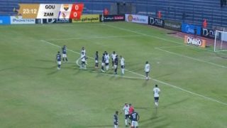 الجونة يتقدم على الزمالك بهدف بالشوط الأول من دورى nile